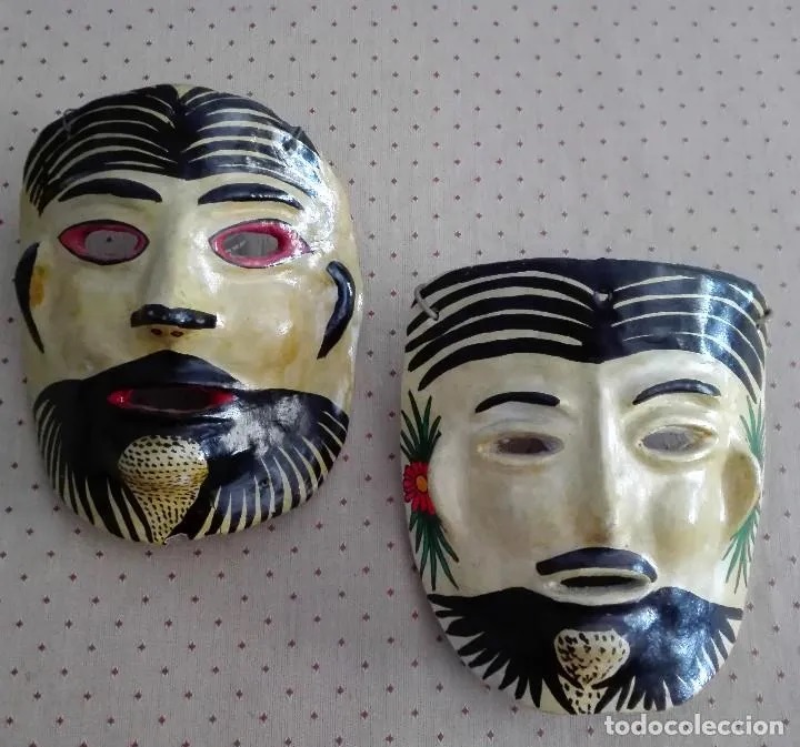 13 Máscaras Mexicanas 🎭 Pareja año 70.jpg