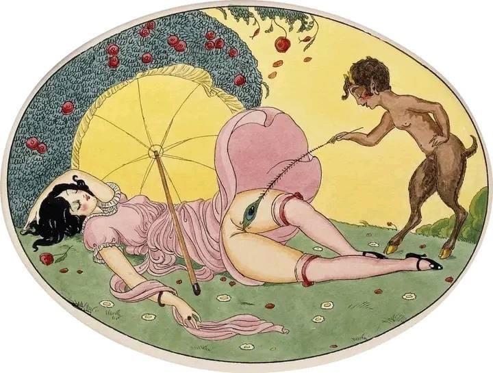 A Satyr and a Young Girl__Gerda Wegener, 1917.jpg