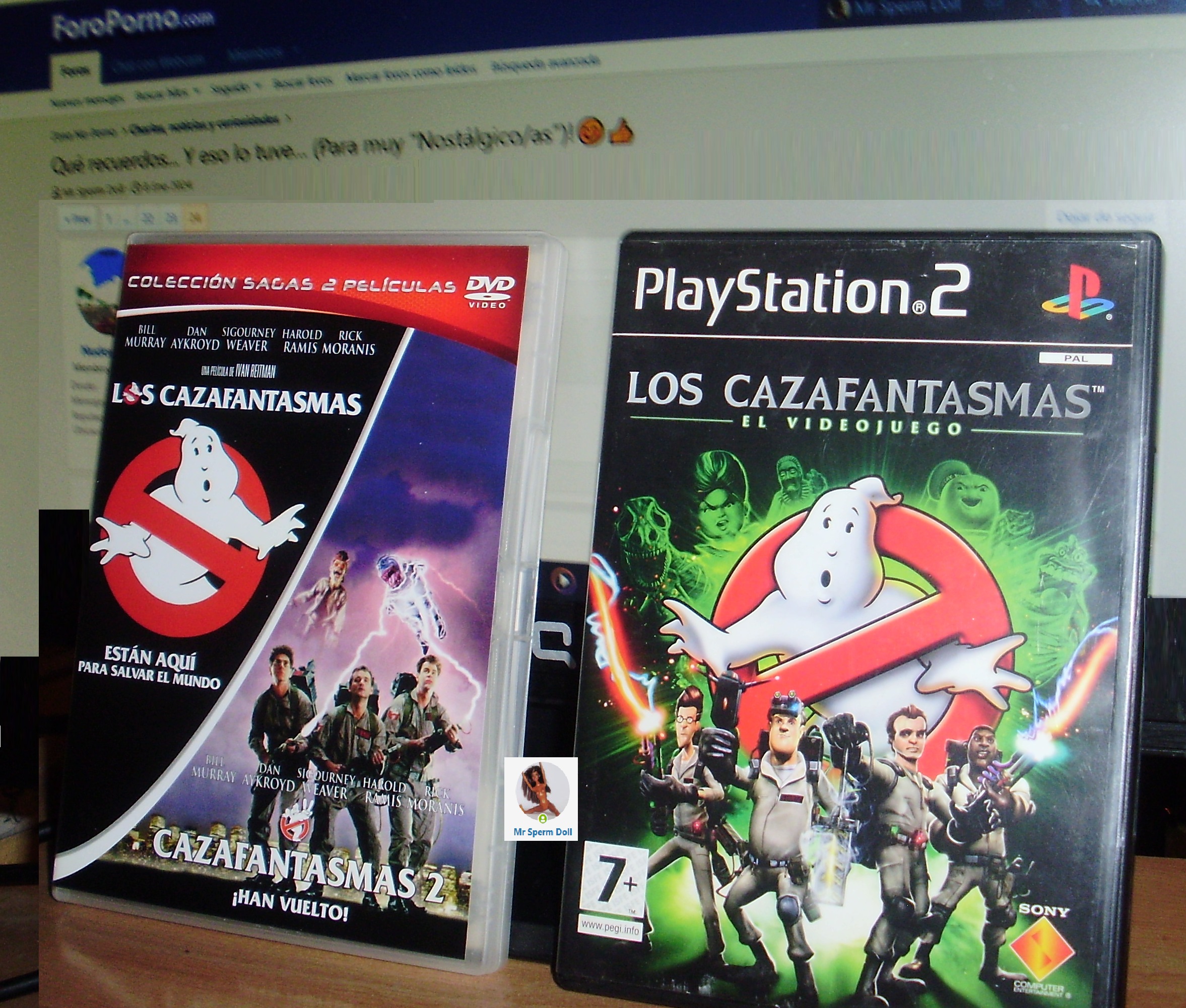 CazaFantas y el Video Juego Mr Sperm Doll.JPG