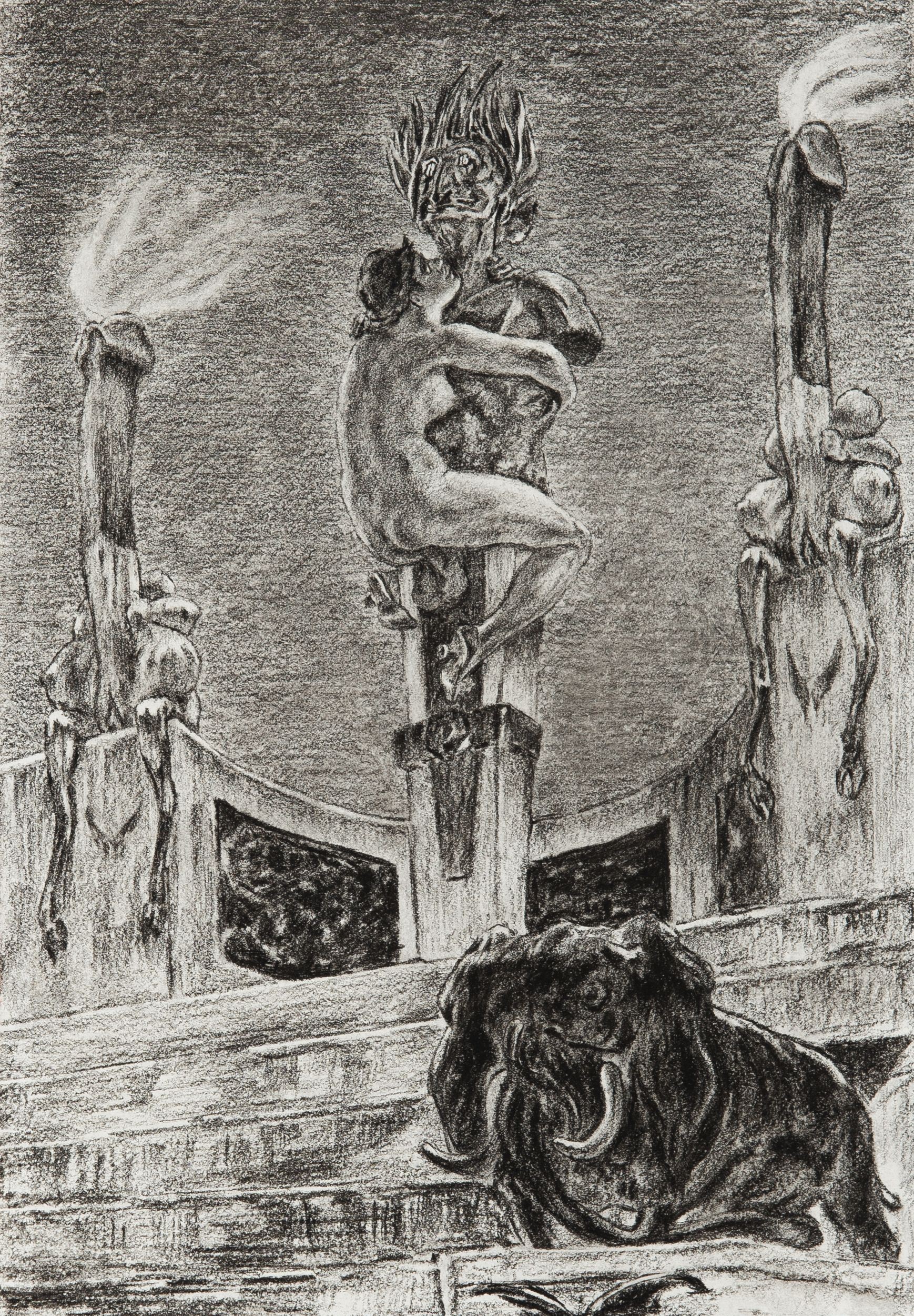 Félicien Rops Les sataniques - l'idole  1882.jpg