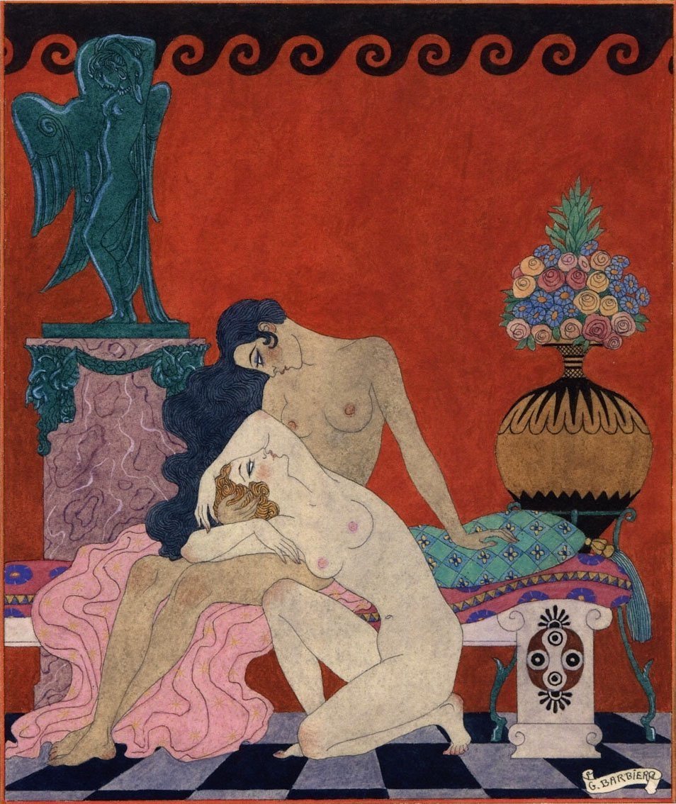 george barbier for les chansons de bilitis (the songs of bilitis) by pierre louÿs, 1922.jpg