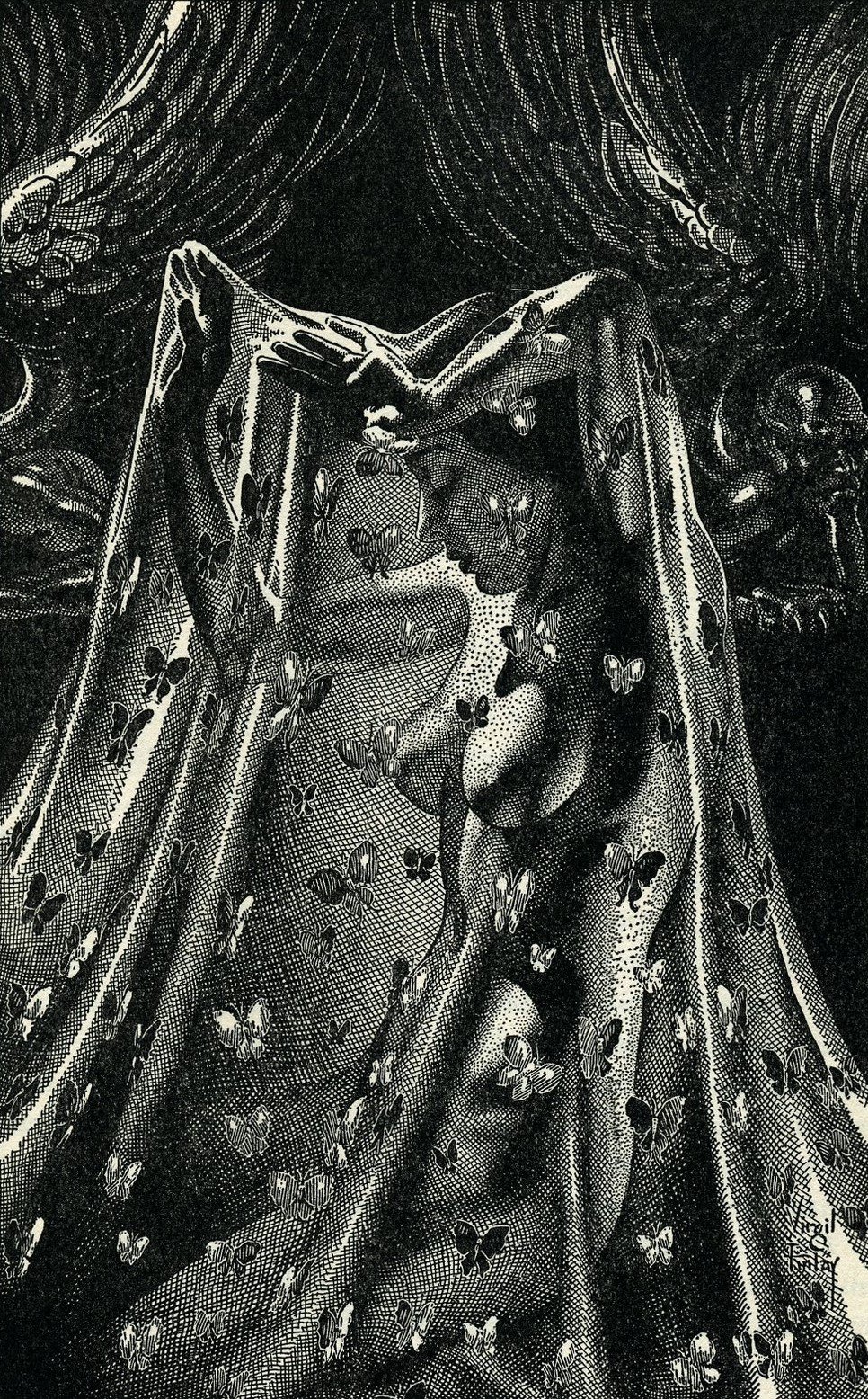 Illustration from The Ship of Ishtar by Virgil Finlay (1949).jpg