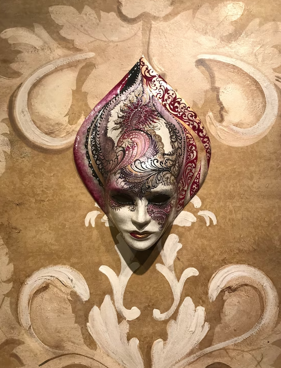 Máscara veneciana Reina de clubes🎭.png