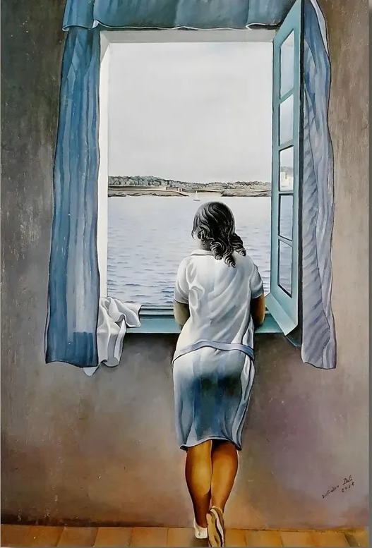 Muchacha en la Ventana Salvador Dalí.png