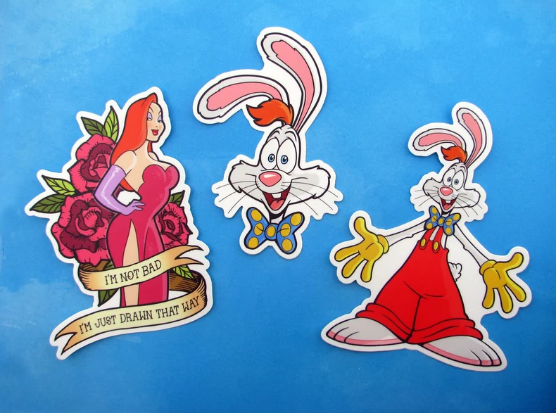 Pegatinas  Roger Rabbit  y Jessica Rabbit.png