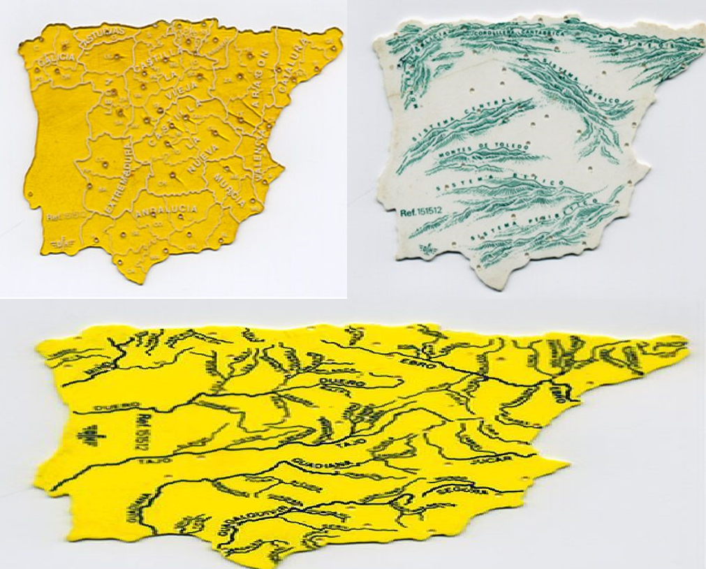 Plantillas de plastico  del mapa de  España.png