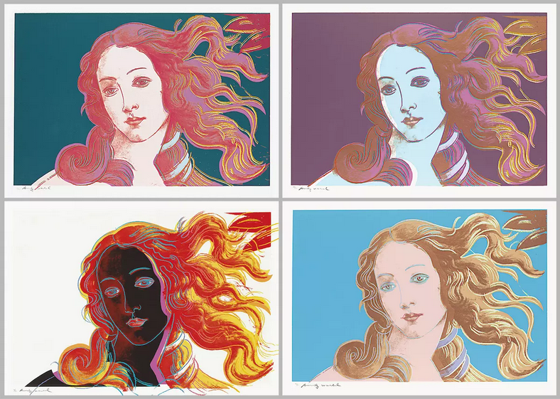 Renaissance Birth of Venus - Andy Warhol.png