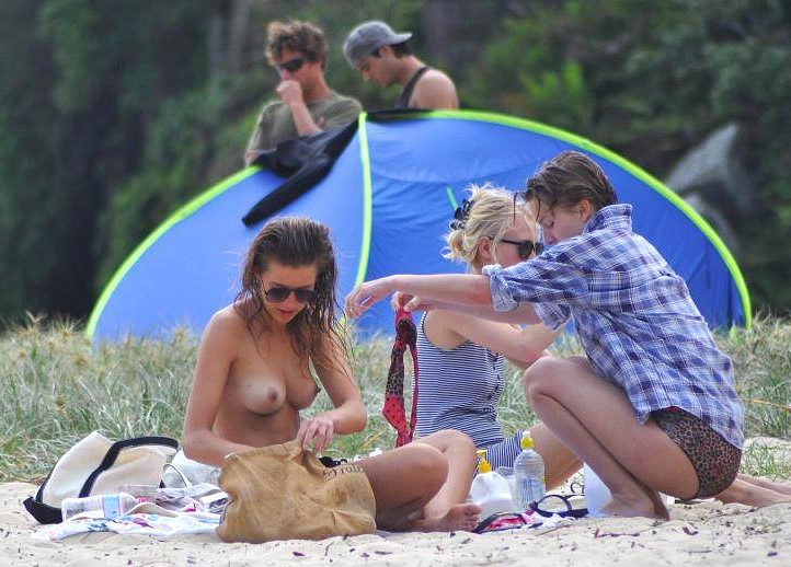 Topless in front of friends.jpg